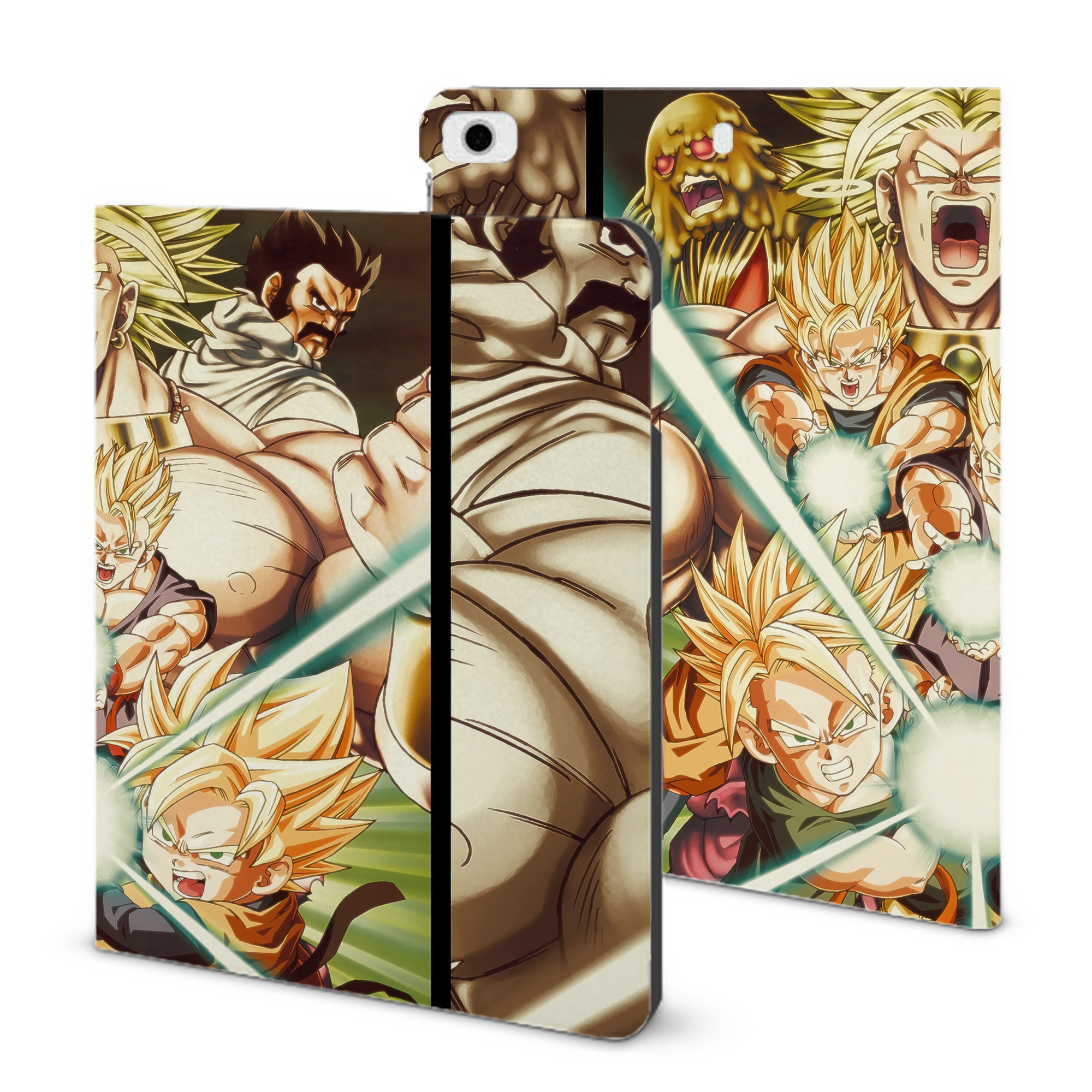 （画像用） ドラゴンボール DRAGON BALL IPad ケース ブック型 PUレザー TPU 耐衝撃 軽量 薄型 ペン収納なし 全面保護 IPad 各モデル対応